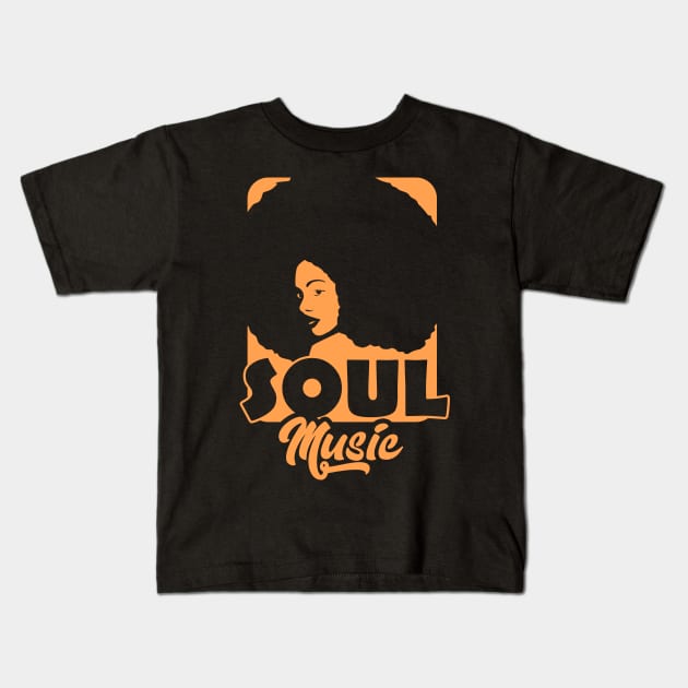 Soul Music Kids T-Shirt by Mila46